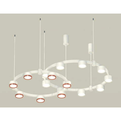 Комплект подвесного светильника Ambrella Light Techno Ring XR92081200 (A9208x2, C9241,C9236,N8112,N8126)