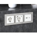 Комплект механизма розетки 2USB A+A 18W (быстрая зарядка) с/з Ambrella Volt Alfa MA129010