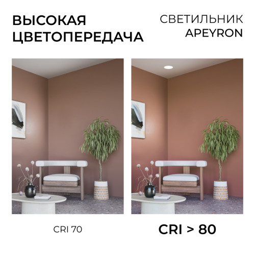 Встраиваемая светодиодная панель Apeyron 3 ССT 06-160