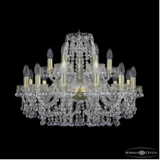 Подвесная люстра Bohemia Ivele Crystal 1409/12+6/240 G