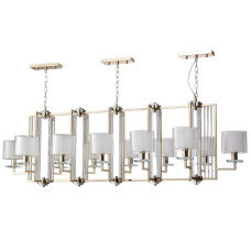 Подвесная люстра Crystal Lux NICOLAS SP12 L1600 GOLD/WHITE