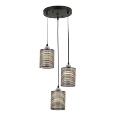 Подвесная люстра IMEX MD.6146-3-P BK+CH