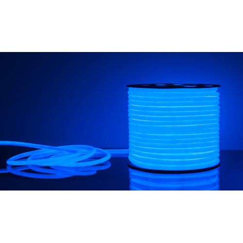 Светодиодный гибкий неон Elektrostandard 220V 9,6W 144Led 2835 IP67 круглый синий, 50 м 4690389134722