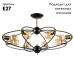 Люстра на штанге ARTE Lamp A1963PL-8BK