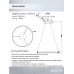 Подвесная люстра Seven Fires Liven SF5023/1P-BK-GD