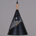Подвесной светильник Reluce 03250-3.9-01 BK+WOOD
