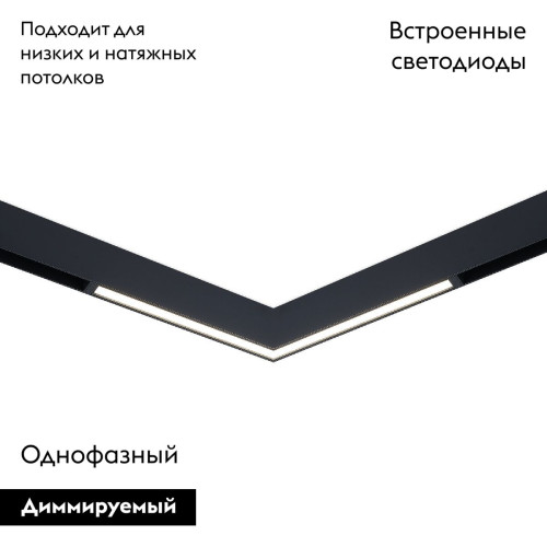 Трековый магнитный однофазный светильник ST Luce Skyline 48 ST800.409.20