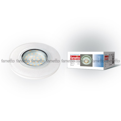 Встраиваемый светильник Fametto Luciole DLS-L104 GU5.3 CHROME/WHITE 10718