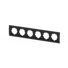 Рамка шестиместная ELBI Zena Platin 500-073700-252