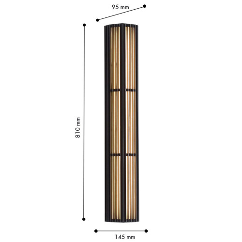 Уличный настенный светильник  Favourite Trellis 4824-3W