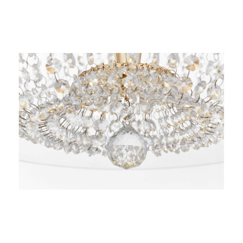 Подвесная люстра Lumina Deco Disposa LDP 7018-500 PR+F.GD