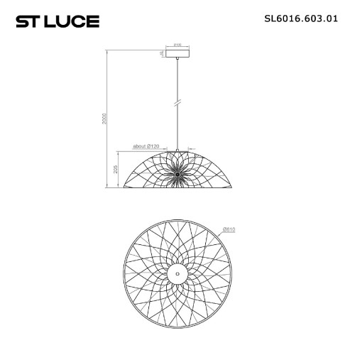 Подвесной светильник ST Luce Bound SL6016.603.01
