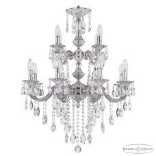 Подвесная люстра Bohemia Ivele Crystal Verona 72101/8+4/210/2d B NW