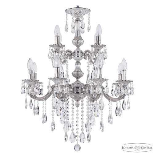 Подвесная люстра Bohemia Ivele Crystal Verona 72101/8+4/210/2d B NW