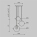 Подвесной светильник Maytoni Basic form MOD521PL-03G