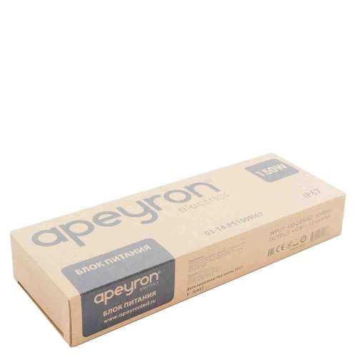 Блок питания Apeyron 12В 150 Вт IP67 12,5А 03-14