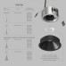 Встраиваемый светильник Denkirs Shine Glow DK2431-BK