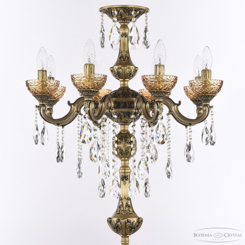 Торшер Bohemia Ivele Crystal AL78101T/8/175 B AGB P Amber/M-1F