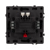 Механизм выключателя двухклавишный непроходной Arlight LED SWT-NOBE-MK02-SFPL-L-BK (230V, 10A) 054264