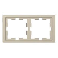 Рамка 2-постовая Schneider Electric Merten D-Life MTN4020-6533