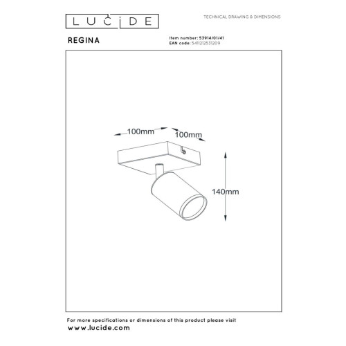 Спот Lucide Regina 53914/01/41