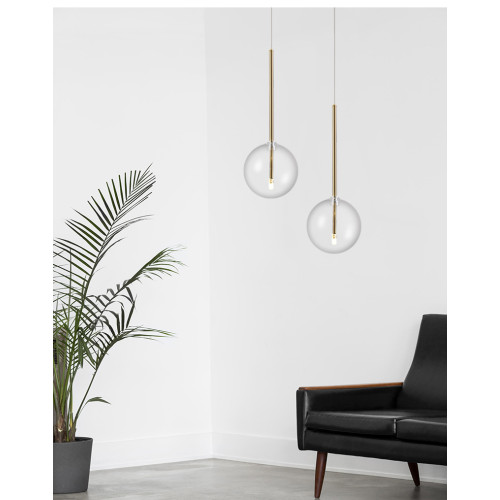 Подвесной светильник Delight Collection Ball Sola 9217P/D200 gold