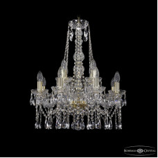 Подвесная люстра Bohemia Ivele Crystal 1413/8+4/200/h-66 G