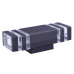 Уличный настенный светильник Uniel UUL-S18A 2x60W/E27 IP65 BLACK UL-00012919