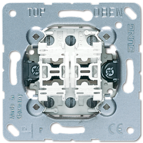 Выключатель сдвоенный Jung 509-20U