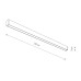 Уличный потолочный светильник Nowodvorski Outline Led L Black 11362