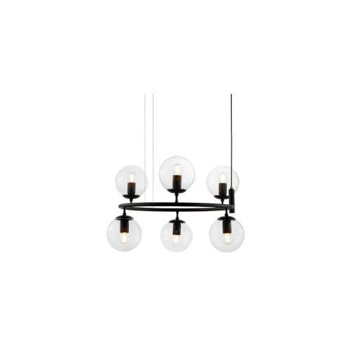 Подвесная люстра Lumina Deco Ceredo LDP 6034-6 RND BK