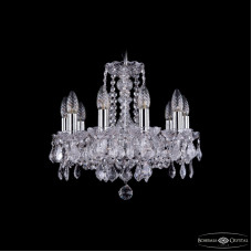 Подвесная люстра Bohemia Ivele Crystal 1402/10/141 Ni Leafs