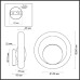 Настенный светильник Odeon Light Hightech Saturn 5443/1W