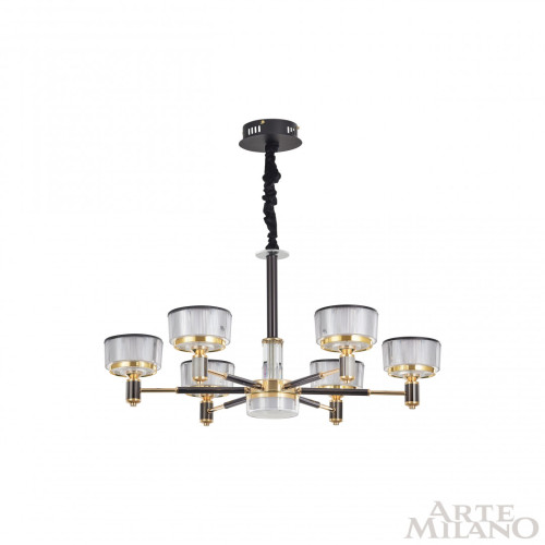 Подвесная люстра Arte Milano Neapolis 276210/6 BK/GD