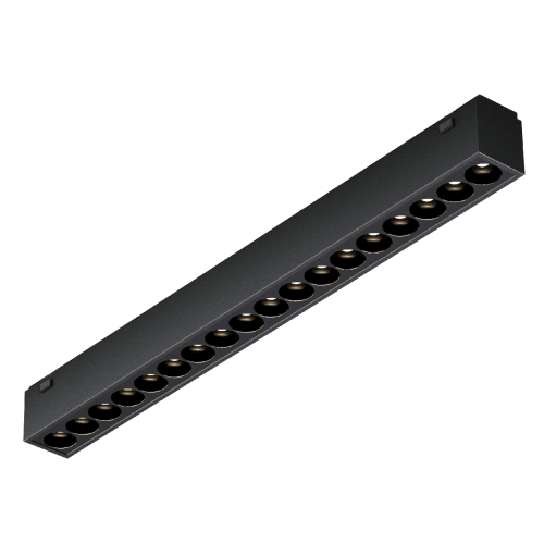 Трековый магнитный светильник iLedex Vision 4825-039-L293-18W-36DG-4000K-BK