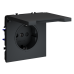 Розетка с защитными шторками и крышкой Voltum S70 VLS040307