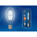 Лампа светодиодная филаментная (UL-00003760) Uniel E40 30W 4000K прозрачная LED-ED90-30W/NW/E40/CL GLP05TR