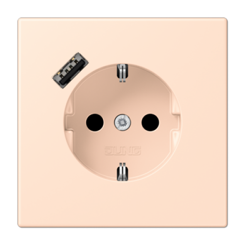 Розетка 2K+З USB Typ A Jung LC1520-18A228