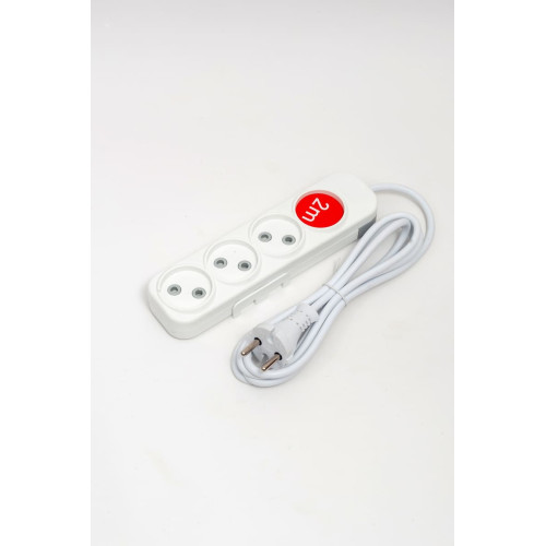 Удлинитель 4вх с защитными шторками ELBI Myra 527-010202-450