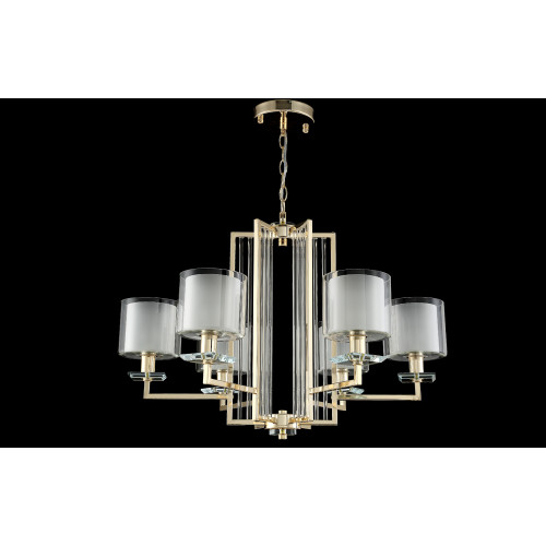 Подвесная люстра Crystal Lux Nicolas NICOLAS SP-PL6 GOLD/WHITE