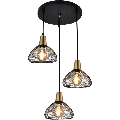 Подвесной светильник Reluce 03204-3.9-03 BK+COPPER Подвесной светильник Reluce 03204-3.9-03 BK+COPPER