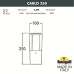 Садовый светильник Fumagalli DR1.573.000.LXU1L