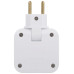 Разветвитель электрический Эра SPF-2-FL-USB поворотный на 2 розетки + 2USB 10А белый Б0069089