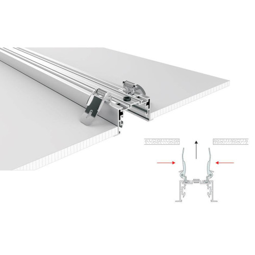 Профиль с экраном Arlight S2-LINIA69-F-2500 ANOD+OPAL 021177