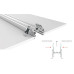 Профиль с экраном Arlight S2-LINIA69-F-2500 ANOD+OPAL 021177