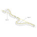 Грейзер Arlight THOR-3D-A24-25x27mm 24V Warm3000 (24 W/m, IP65, 1m, wire x2) 045254