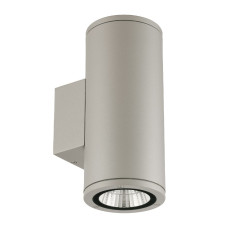 Уличный настенный светильник Uniel ULU-S22D-2x12W/6400K IP65 LIGHT GREY UL-00011085