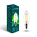 Светодиодная лампа MODELUX lamp ML2853- С35-15W-Е14-4500 clear свеча прозрачная