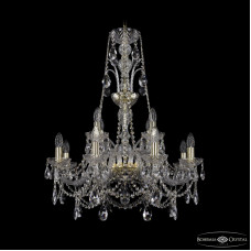 Подвесная люстра Bohemia Ivele Crystal 1411/8+4/240/XL-83 G