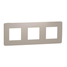 Рамка 3-постовая Schneider Electric Unica New NU280627